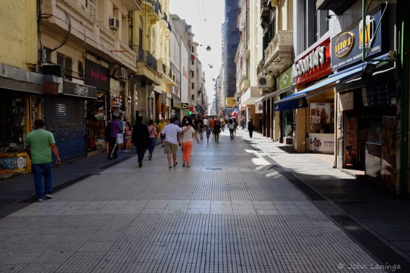 Early morning walk on Lavalle Street