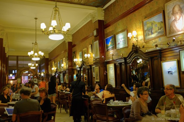 Inside Cafe Tortoni