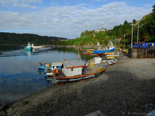 Puerto Montt is a fishing village