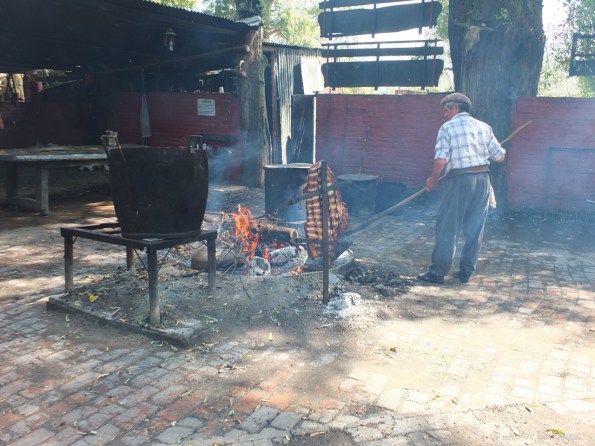 Cooking lunch, Argentina style