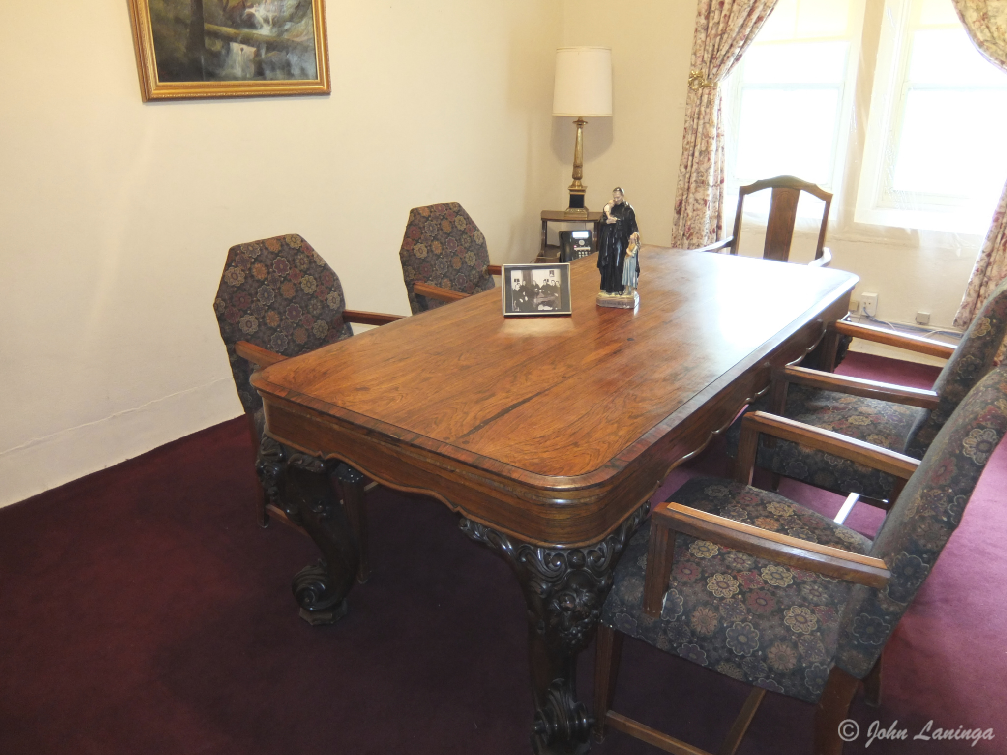 This table once was a square grand piano!