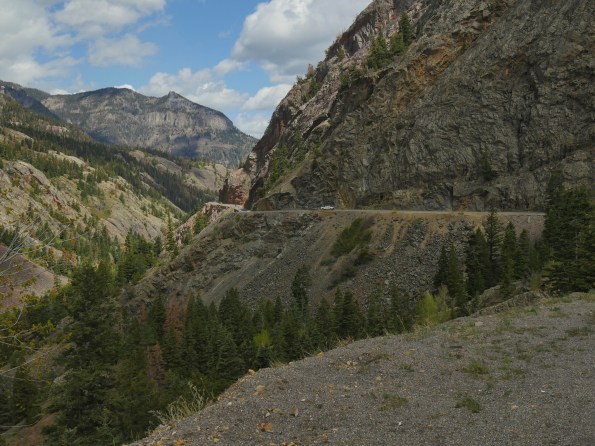 Yep, curvy road and big dropoffs!