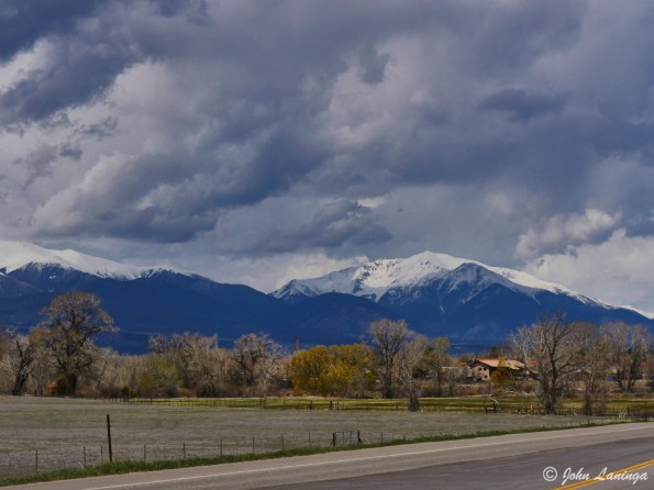 On US-50, heading into Salida