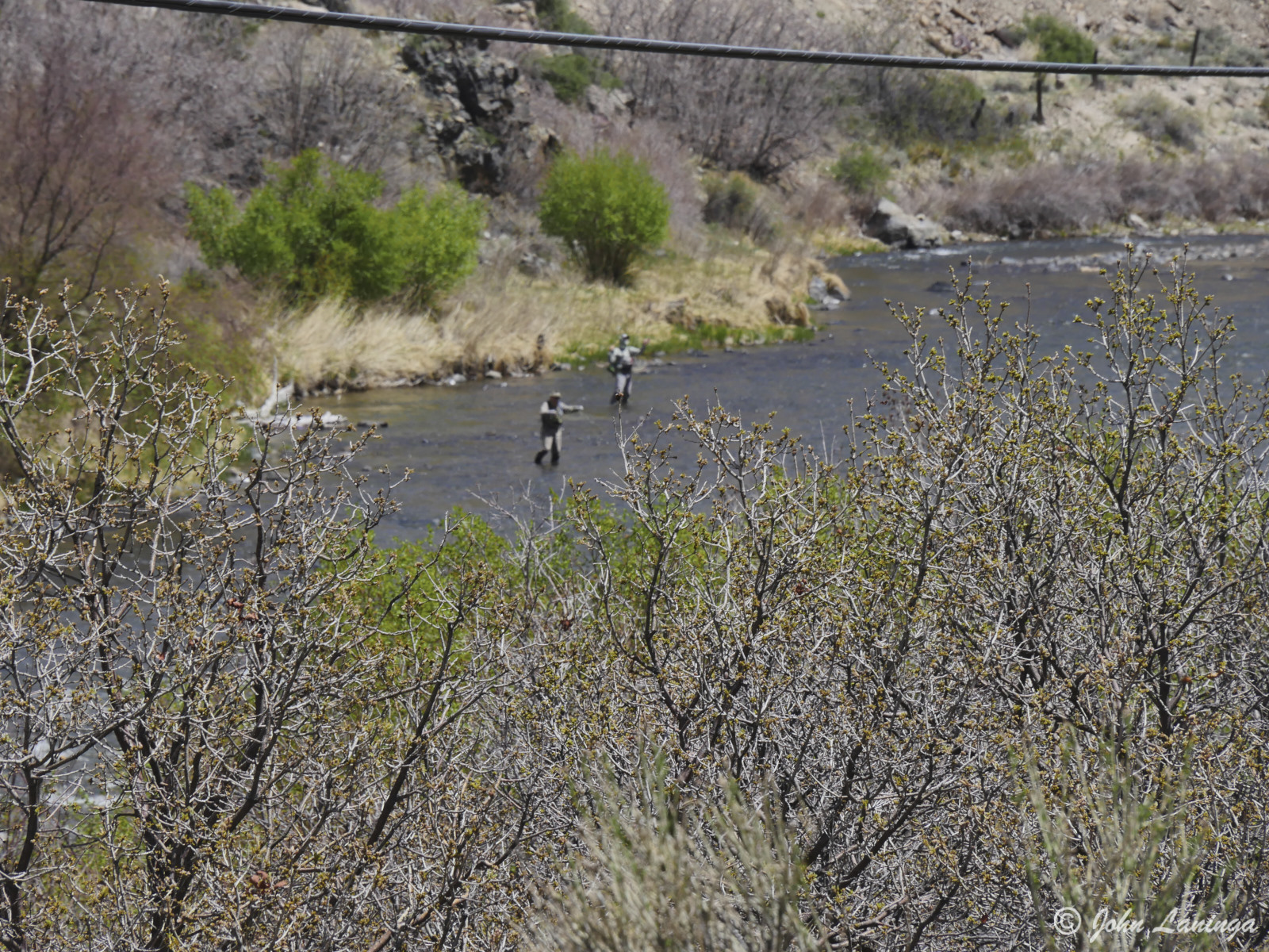 Fly fishermen in the Arkansas