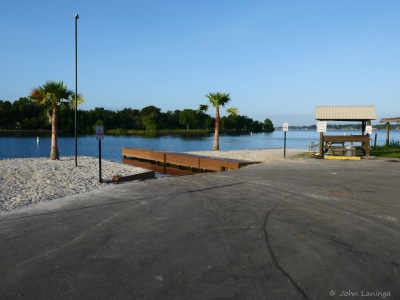 Boat launching area