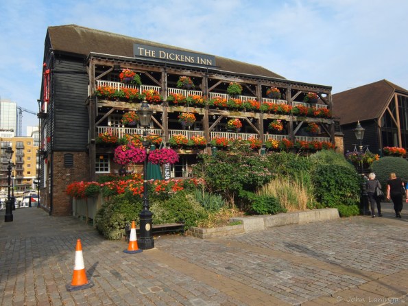 Pub inside St. Katharines Docks