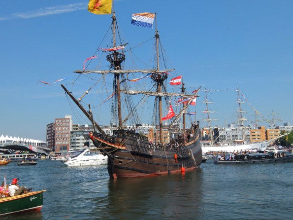 Replica of a Spanish galeon,reminicent of Columbus