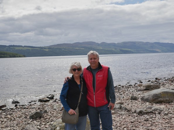 Turning our backs to Loch Ness, we're not scared
