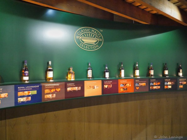 The variety of single malt whiskeys distilled here