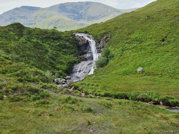 We found a waterfall along the road