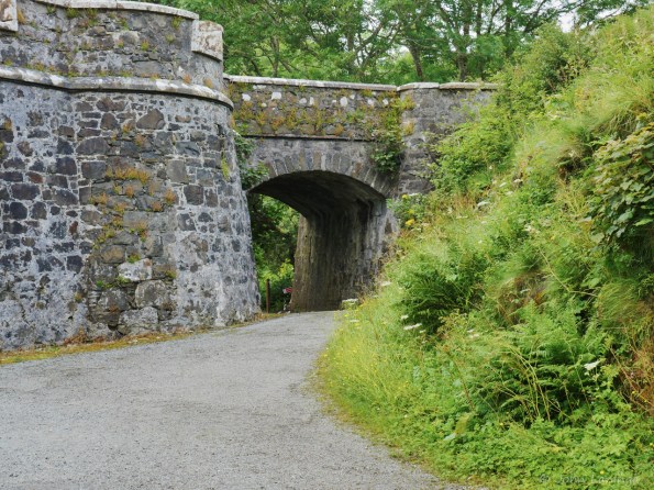 An old bridge under the castle entrance