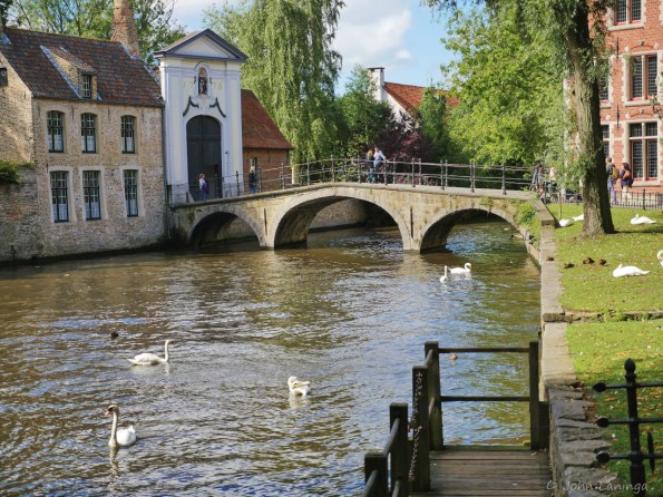 A bridge over the canal