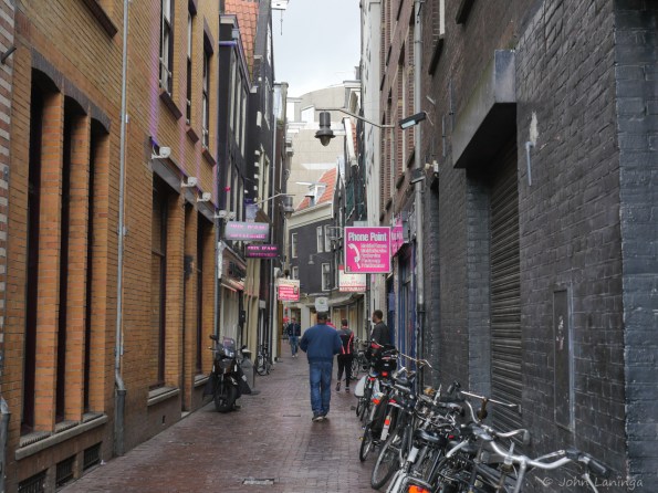 Walking one of the shopping streets