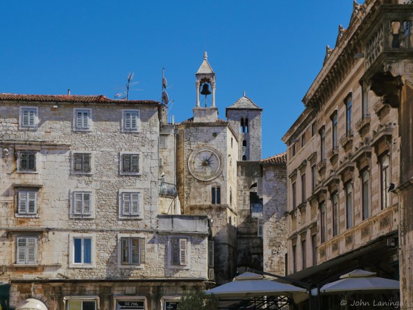 Clock tower on the square