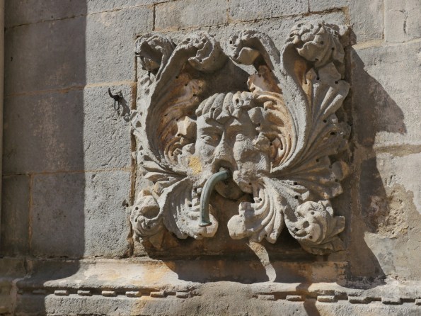 Water spout at the cistern